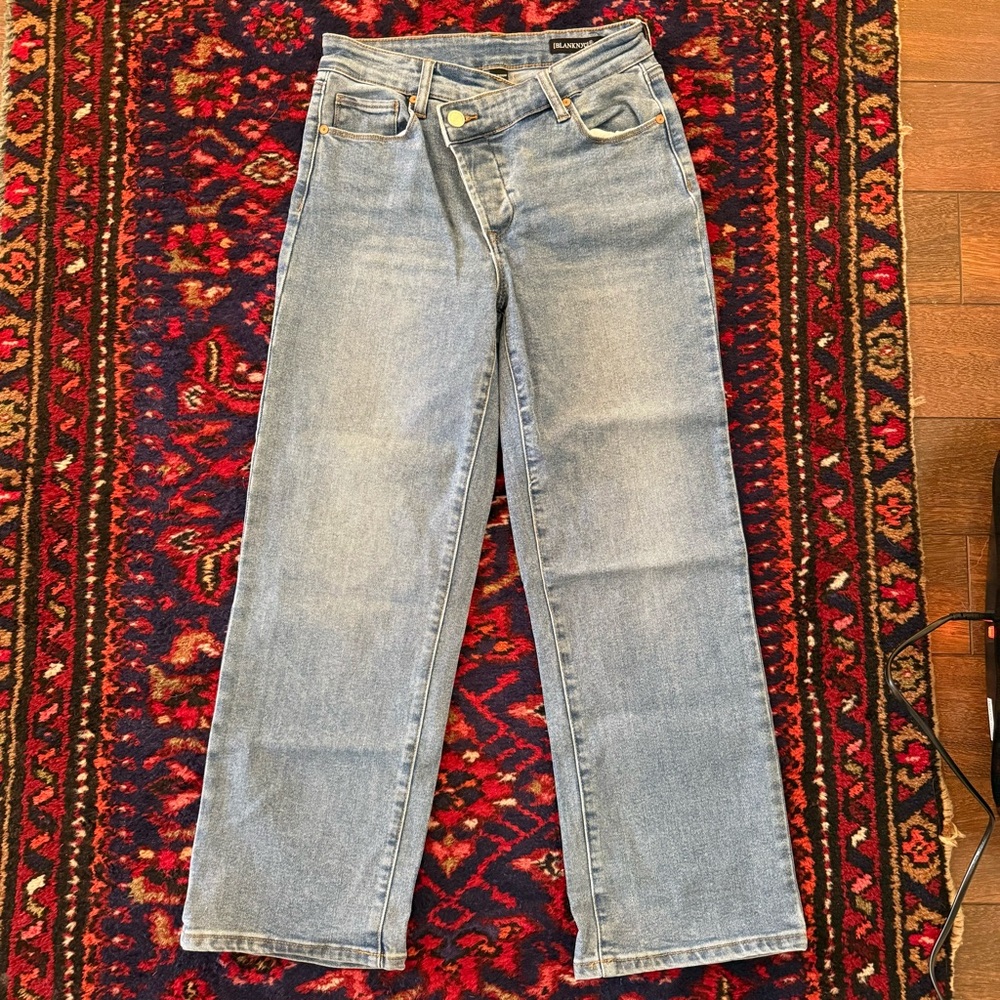 Blank NYC Light Blue Straight Leg Jeans